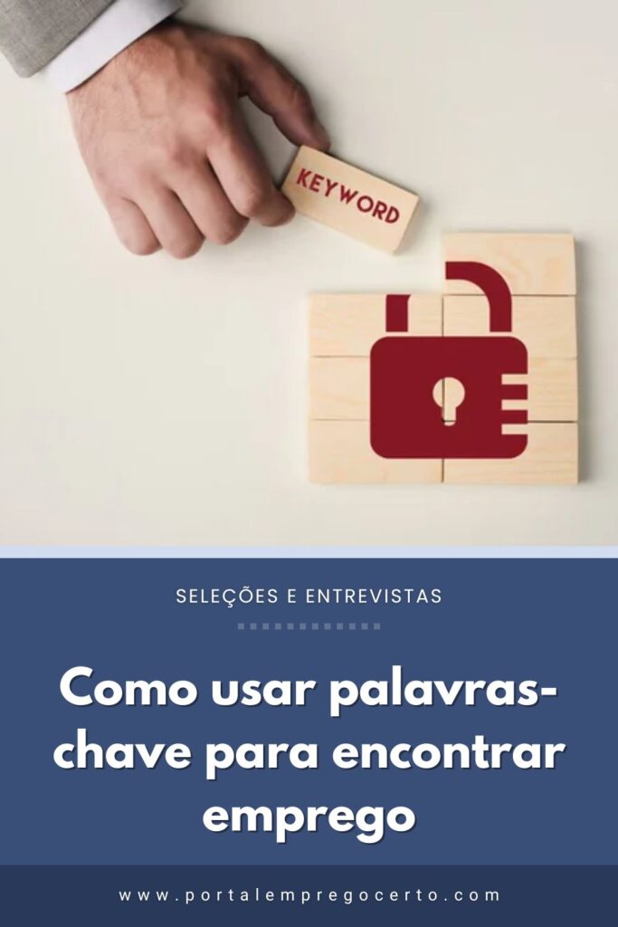 Como usar palavras-chave para encontrar emprego