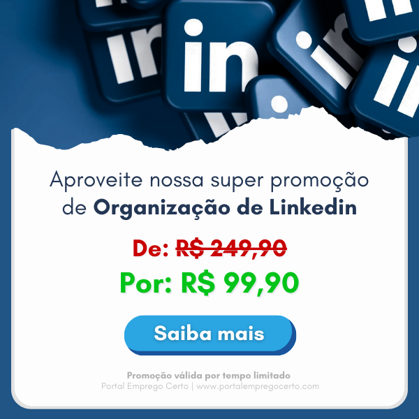 Popup Promo - Organização de Linkedin