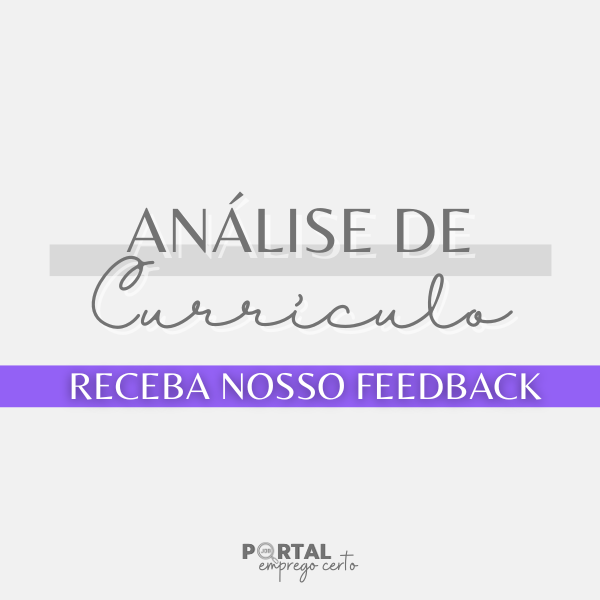 Análise de Currículo - Portal Emprego Certo